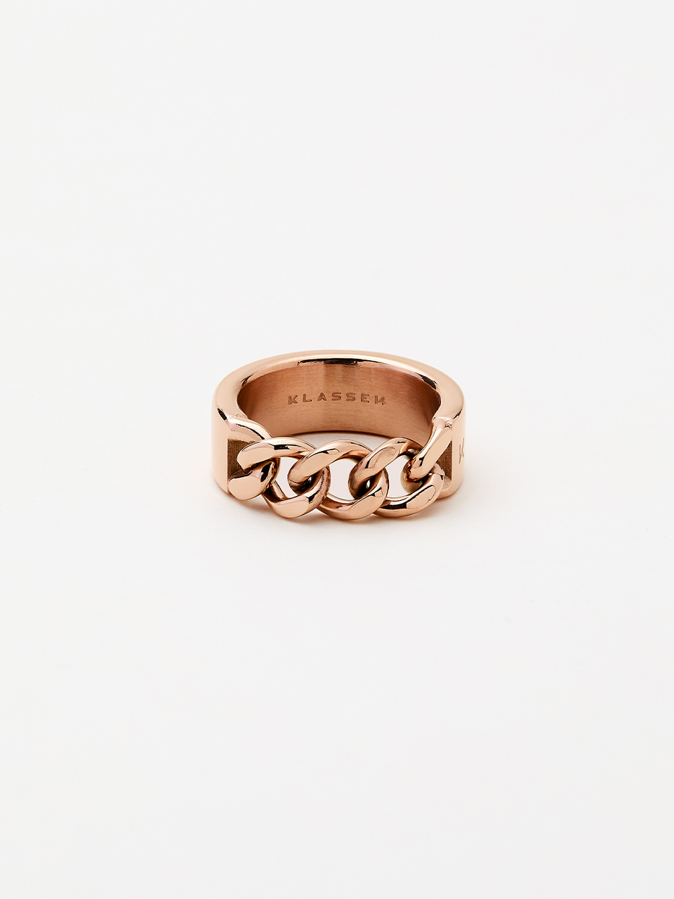 클라쎄14 Duality Chained Ring Rose Gold JDR21RG001